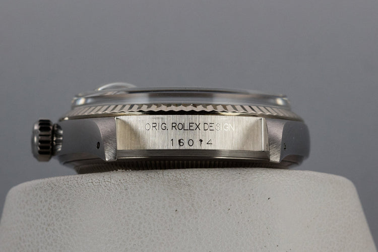 1979 Rolex DateJust 16014 Silver Dial with Service Case