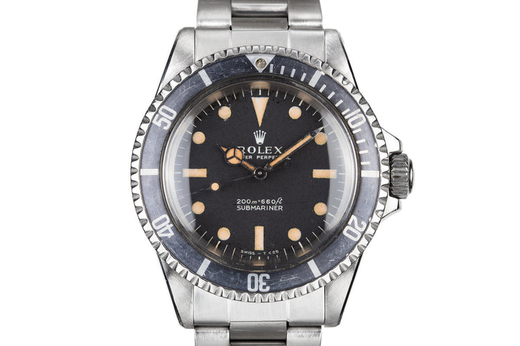 1968 Rolex Submariner 5513 with Meters First Dial
