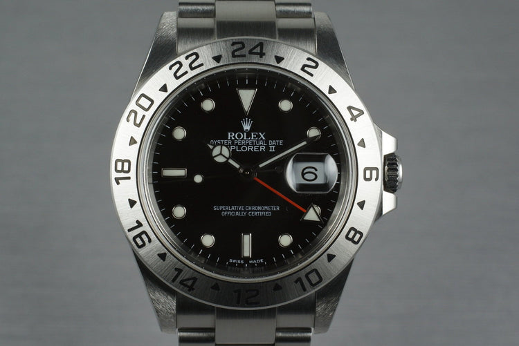 2003 Rolex Explorer II 16570 with Box and Papers
