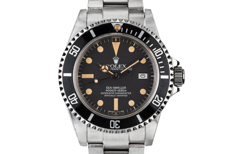 1982 Rolex Sea-Dweller 16660 Matte Dial