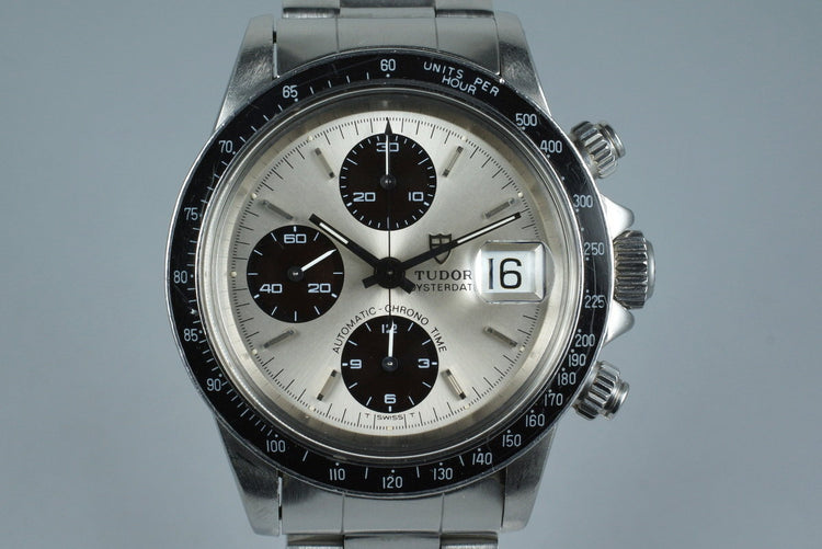 1992 Tudor Chronograph Big Block 79180 Silver Dial with Box