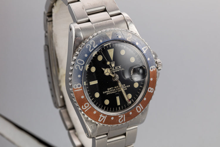 1963 Rolex PCG GMT-Master 1675 Underline Gilt Dial