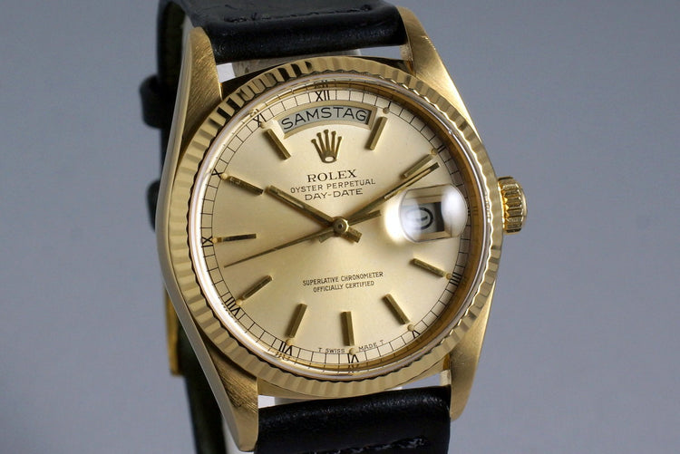 1985 Rolex YG Day Date 18038