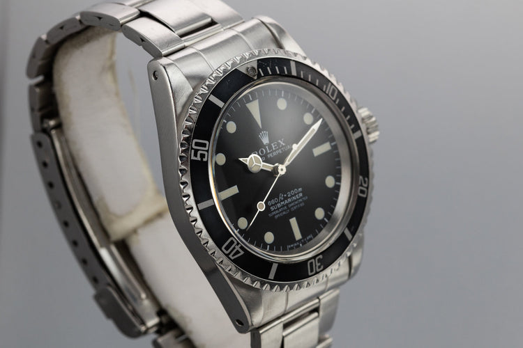 1970 Rolex Submariner 5512 Serif Dial
