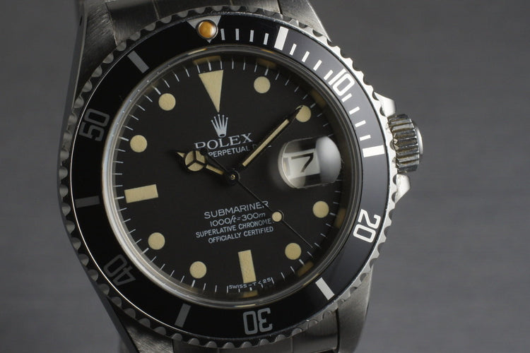 1982 Rolex Submariner 16800