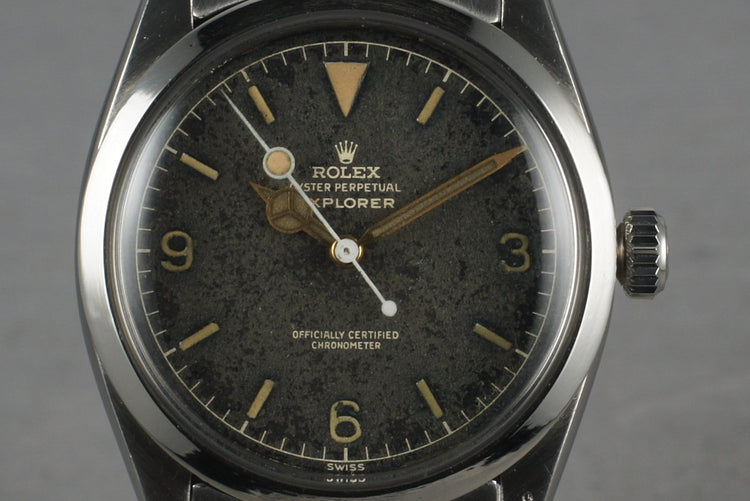 1958 Rolex Explorer 1 6610 with Gilt Dial