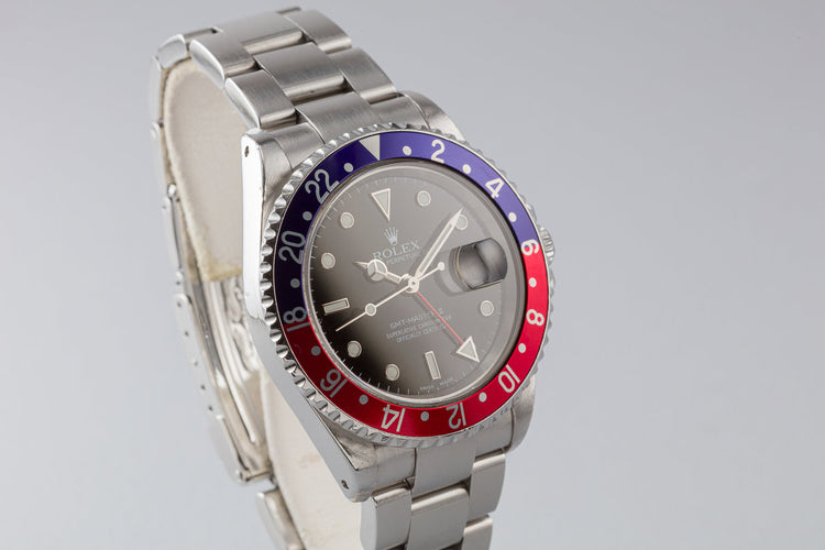 2000 Rolex GMT-Master II 16710 "Pepsi" Bezel