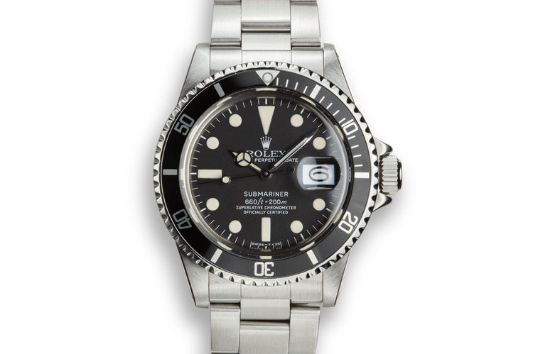 1978 Rolex Submariner 1680 with Box, Papers, and Service Papers