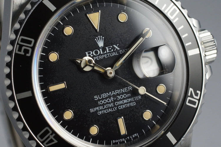 1987 Rolex Submariner 168000