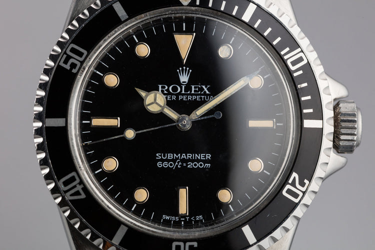 1962 Rolex Submariner 5512 Service Dial with Service Papers