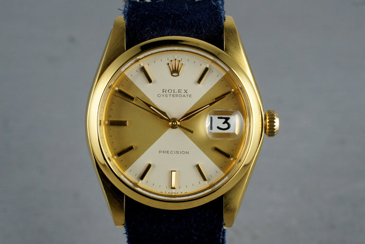 1980 Rolex Gold Plated OysterDate 6694