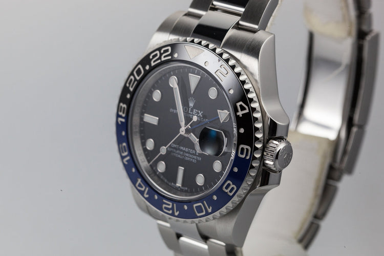 2017 Rolex GMT-Master II 116710 BLNR "Batman" with Box and Papers