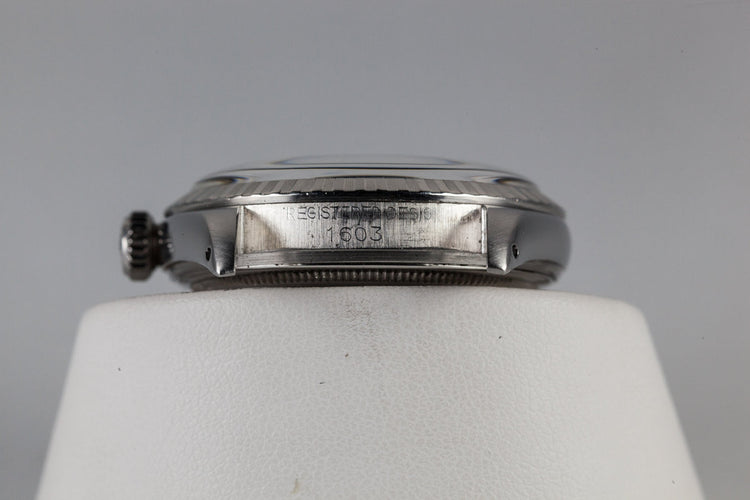 1981 Rolex DateJust 1603 Silver Dial