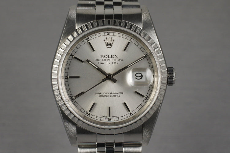2003 Rolex DateJust 16220 with Box and Papers
