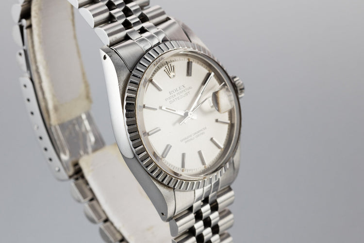1977 Rolex DateJust 1603 Silver Dial