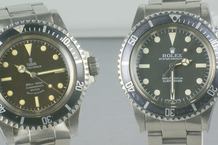 Tudor Submariner silver gilt and light brown dial 7928
