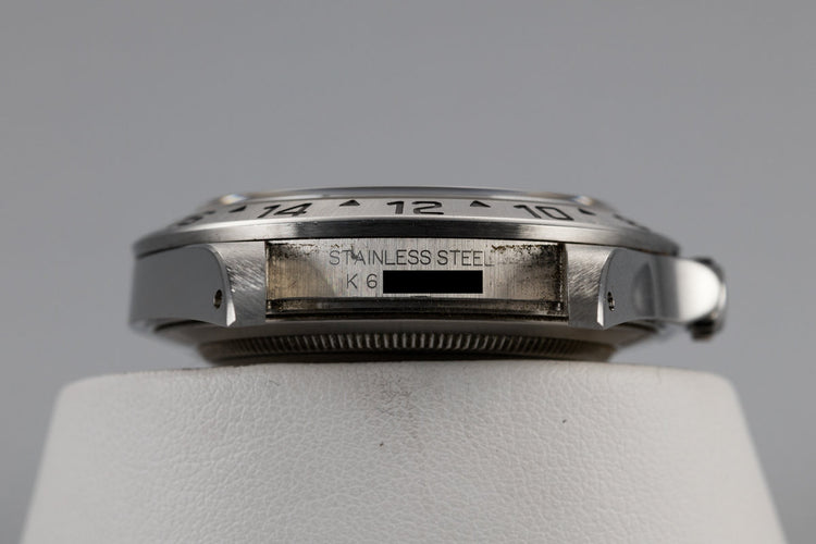 2001 Rolex Explorer II 16570 with Black Dial