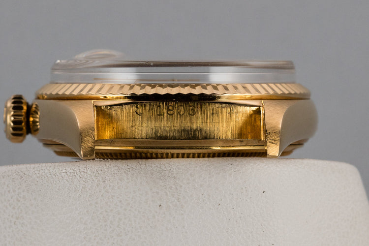 1960 Rolex 18K YG Day-Date 1803 with Matte Champagne Dial and Oyster Bracelet