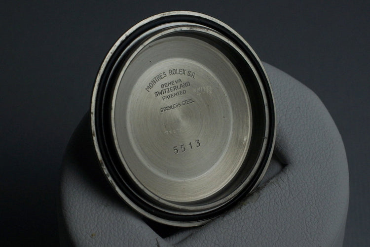 1977 Rolex Submariner 5513 Mark I Maxi Dial with Box and Papers