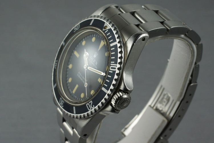 1967 Rolex Submariner 5513 Meters First with RSC Papers