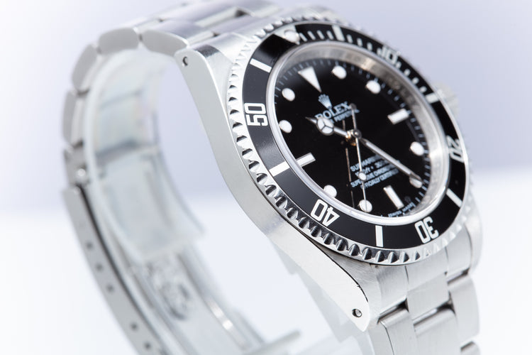 2010 Rolex Submariner 14060M 4 Line with Box, Card, Booklets, & Hangtags