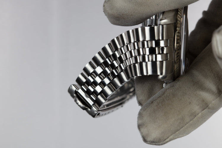 1968 Rolex DateJust 1601 with Silver No Lume "Wide Boy" Dial