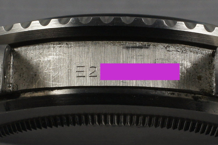 1991 Rolex Submariner 5513 very late E serial