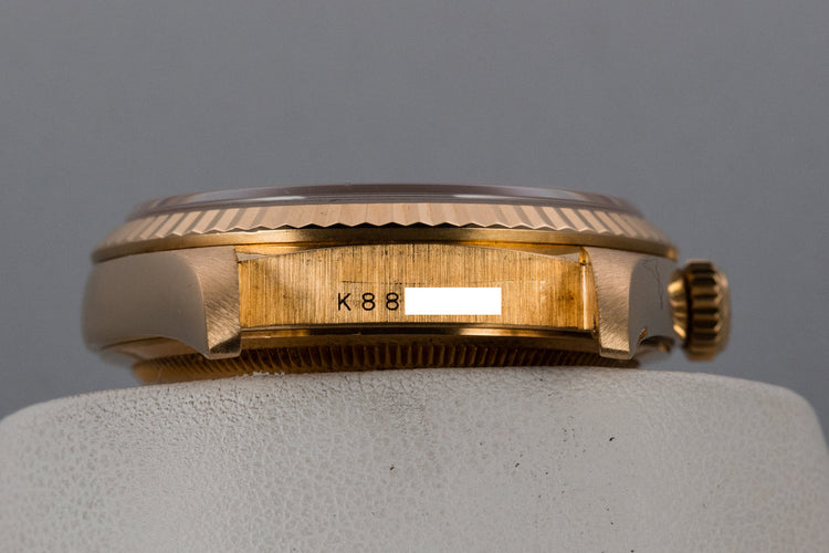 2001 Rolex 18K YG Rolex DateJust 16238 White Dial