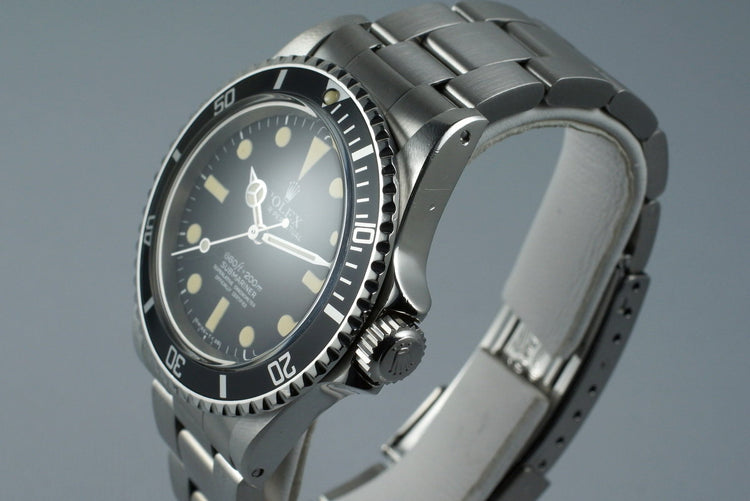 1978 Rolex Submariner 5512 with Mark 1 Maxi Dial