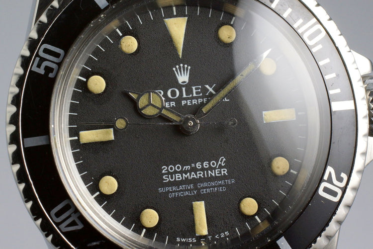 1967 Rolex Submariner 5512 4 Line Meters First Dial