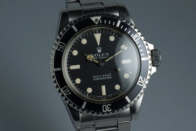 1966 Rolex Submariner 5513 Meters First Dial