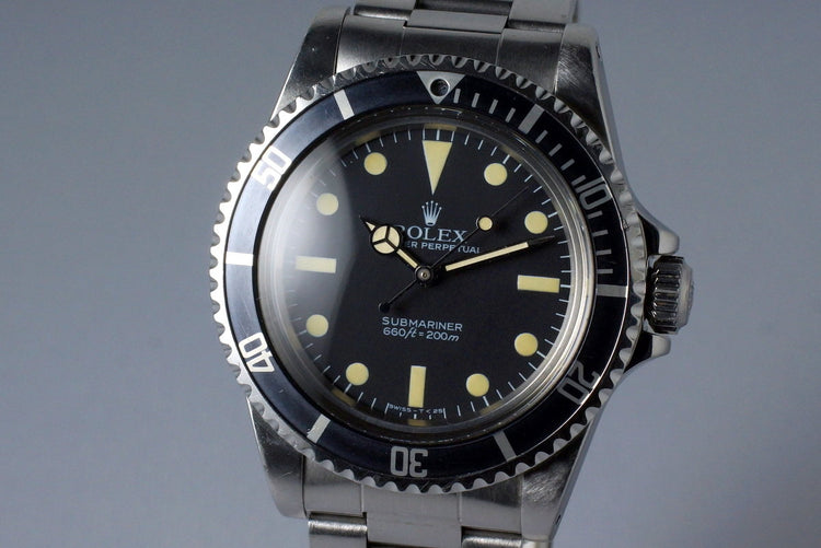 1983 Rolex Submariner 5513 Mark V Maxi Dial