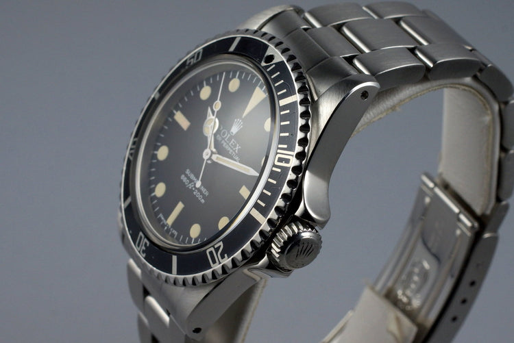 1979 Rolex Submariner 5513 Mark III Maxi Dial