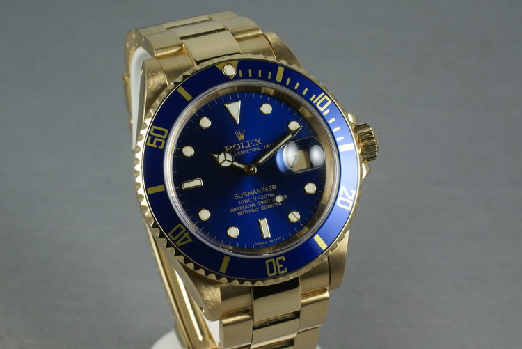 Rolex Submariner Ref: 16618 with Service Paper