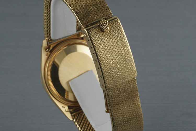 1982 Rolex Solid 18K Date 1514 with Rare Rolex Band