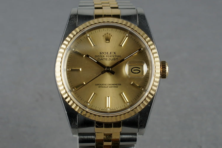 1988 Rolex 18K/SS DateJust 16233