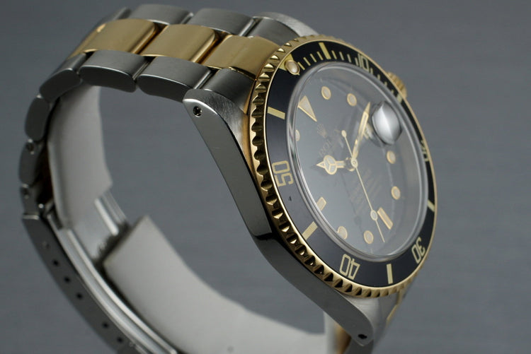 1990 Rolex Two Tone Submariner 16613 with Tiffany and Co Dial