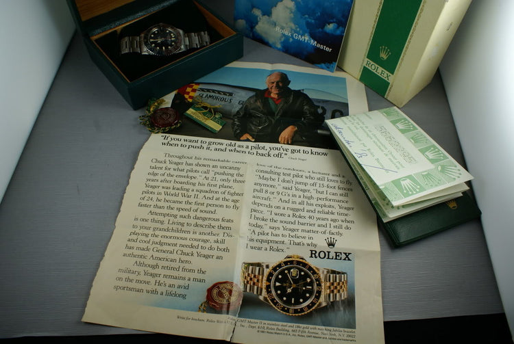 Rolex GMT 1675 with Box and Papers