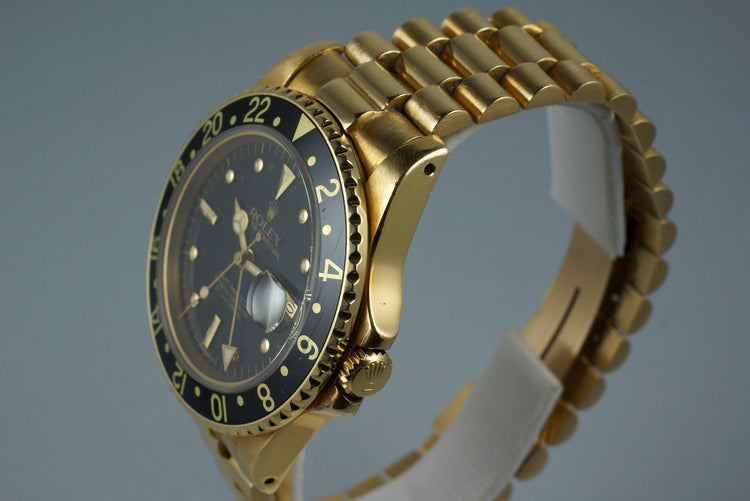 1981 Rolex YG GMT 16758