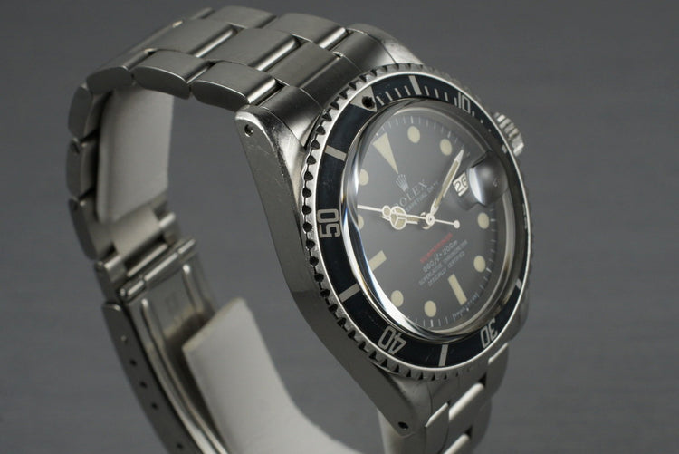 1970 Rolex Red Submariner 1680 Mark IV