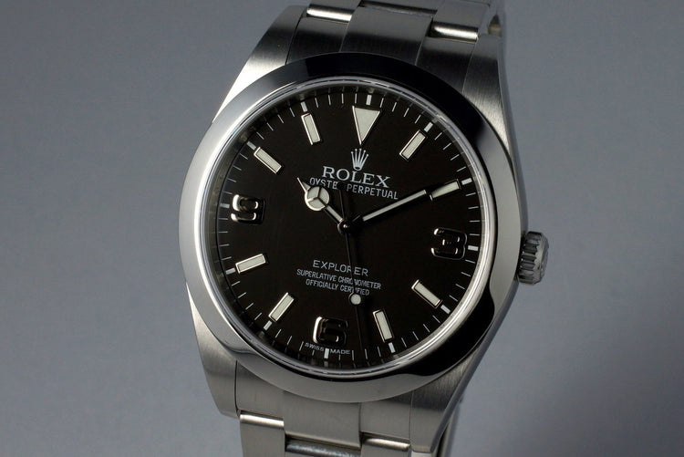 2014 Rolex Explorer 214270 with Box and Papers