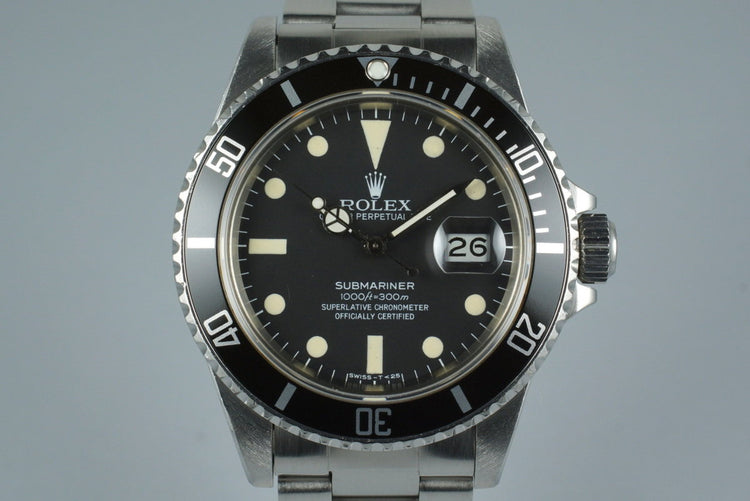 1982 Rolex Submariner 16800