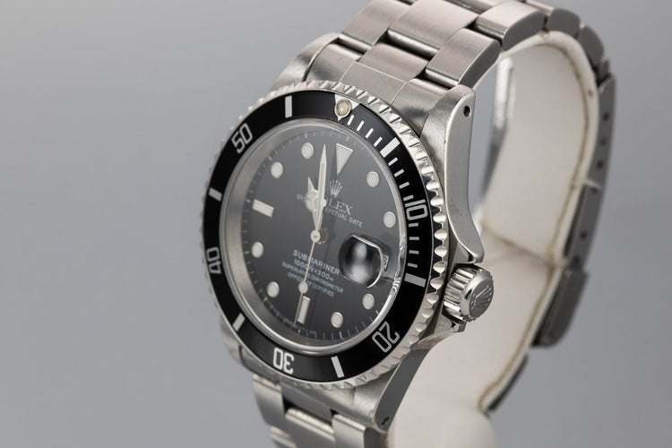 1995 Rolex Submariner 16610 with Tritium Dial