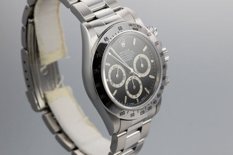1995 Rolex Zenith Daytona 16520 Black Dial