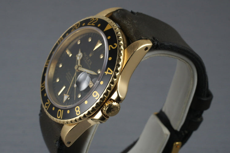 1985 Rolex 18K GMT Ref: 16758