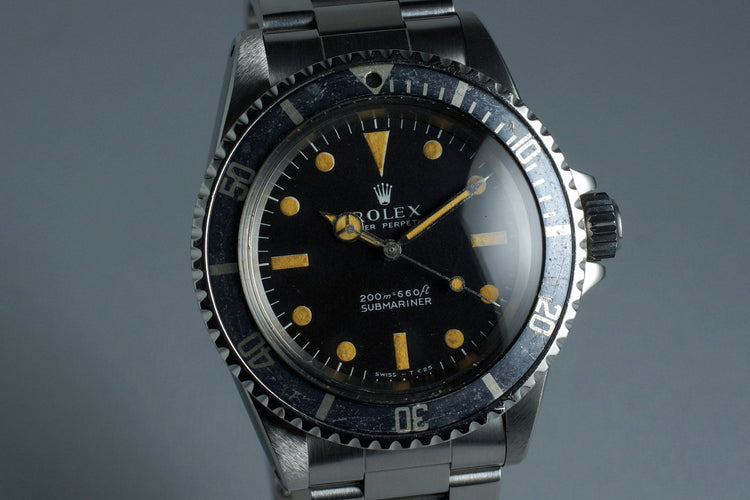 1969 Rolex Submariner 5513 Meters First
