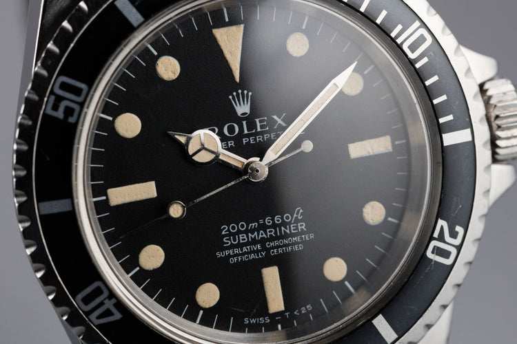 1967 Rolex Submariner 5512 with Meters First Dial