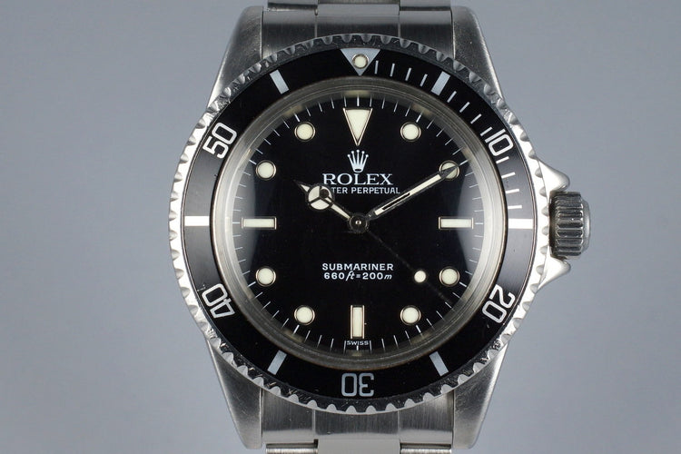 1966 Rolex Submariner 5513 Service Dial