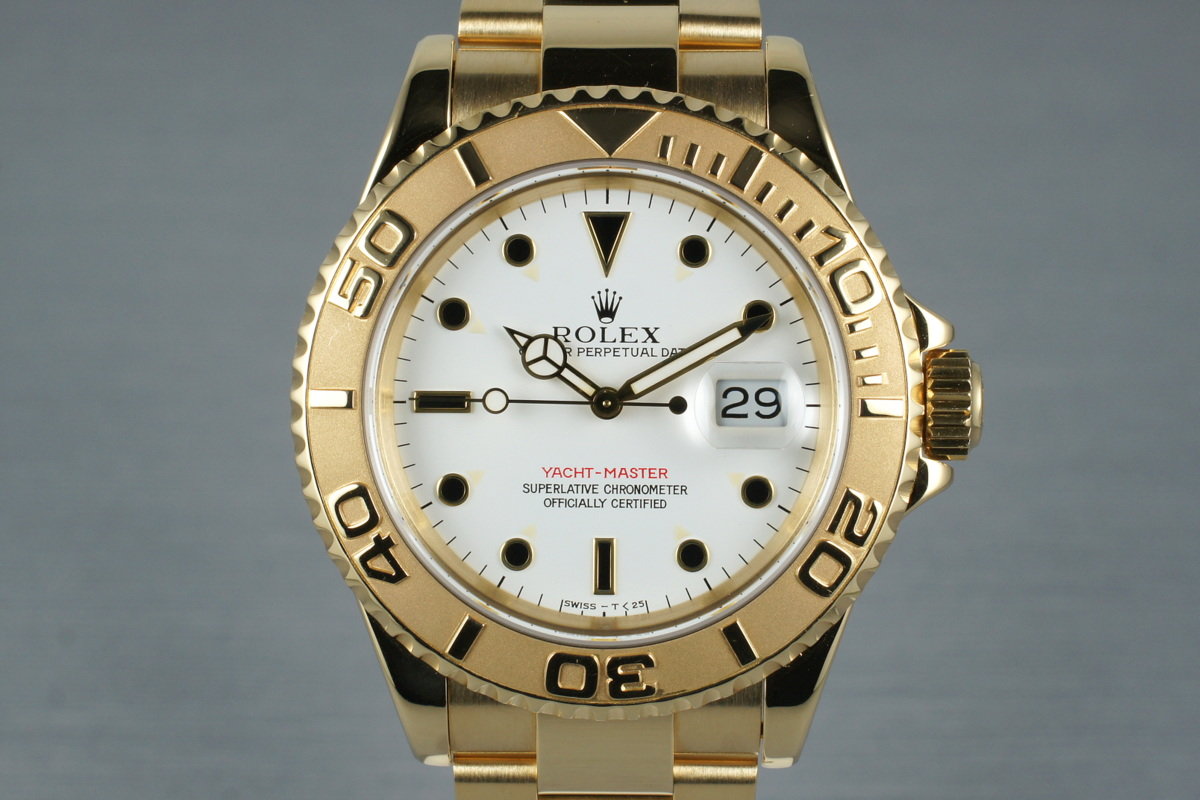 Rolex Yacht-Master Gold Blue 16628