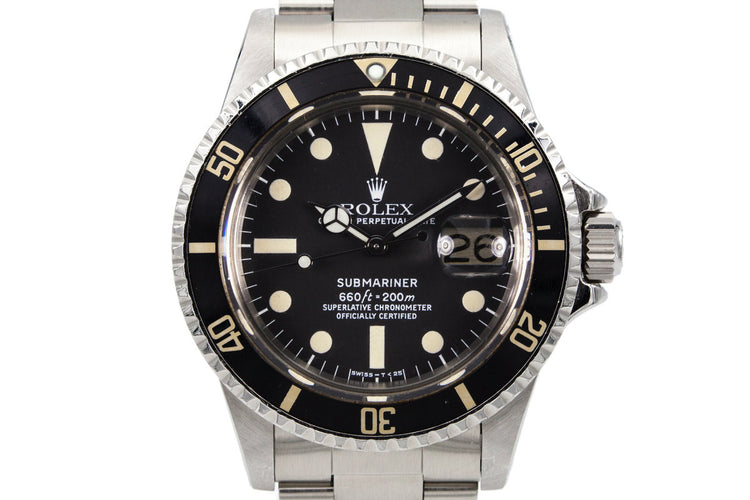 1977 Rolex Submariner 1680 with Box and RSC Card